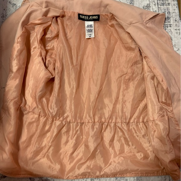 VTG Y2K Guess Blush Pink Blazer Jacket S - Picture 5 of 16